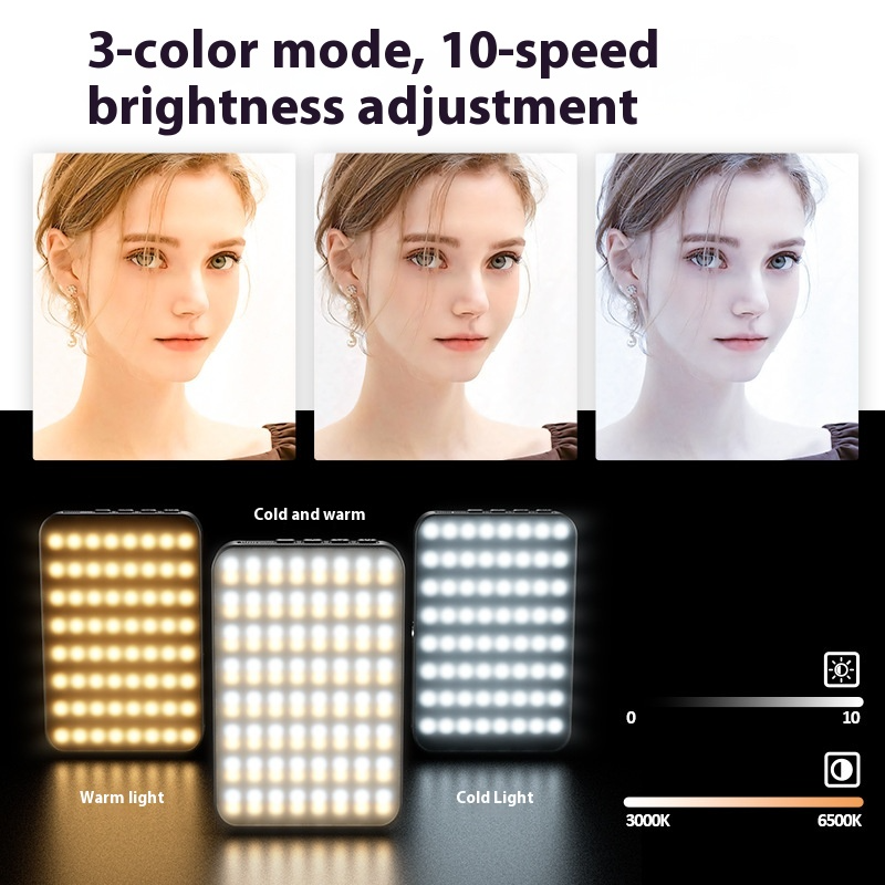 magnetic light LED camera