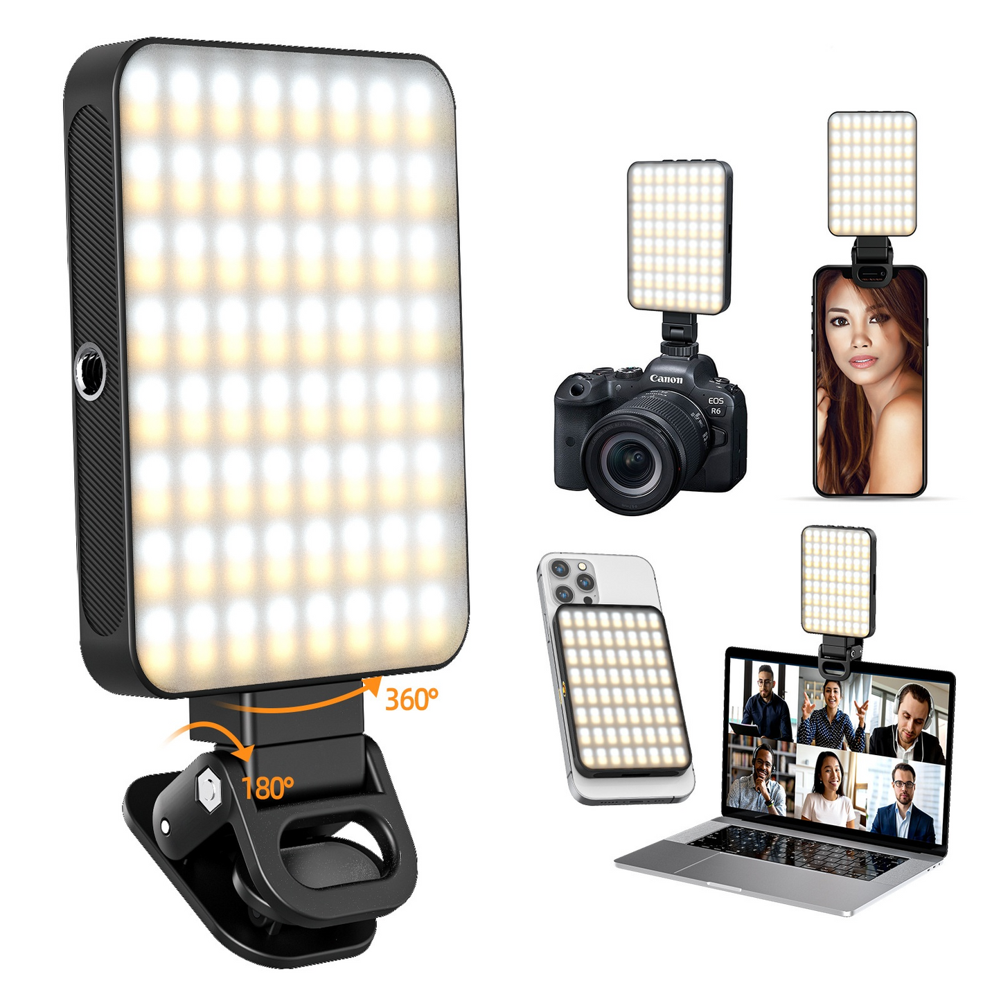 magnetic light LED camera